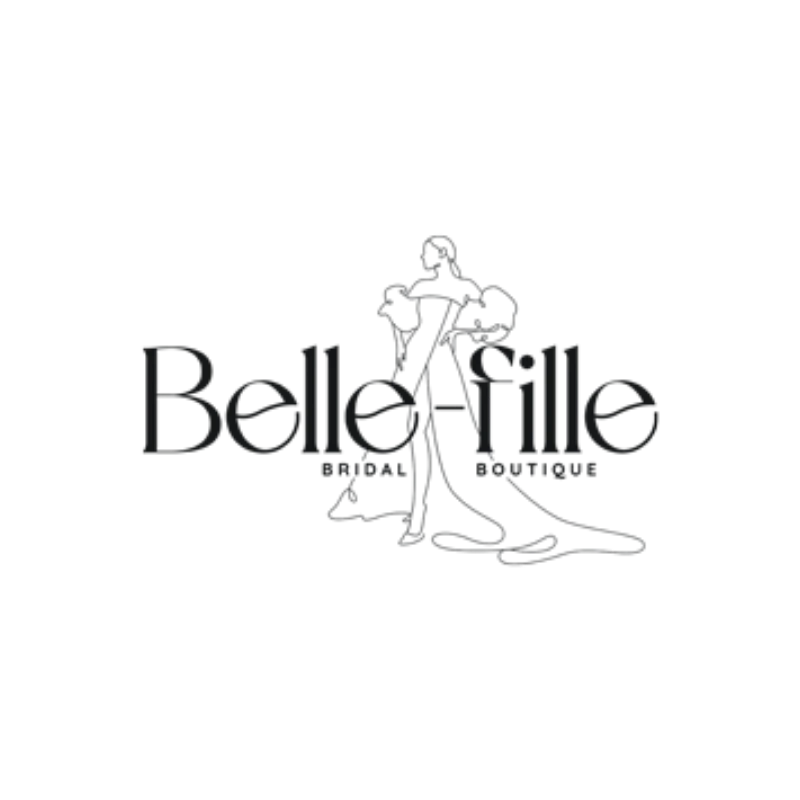 belle fille logo black