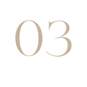 number 03 light brown transparent