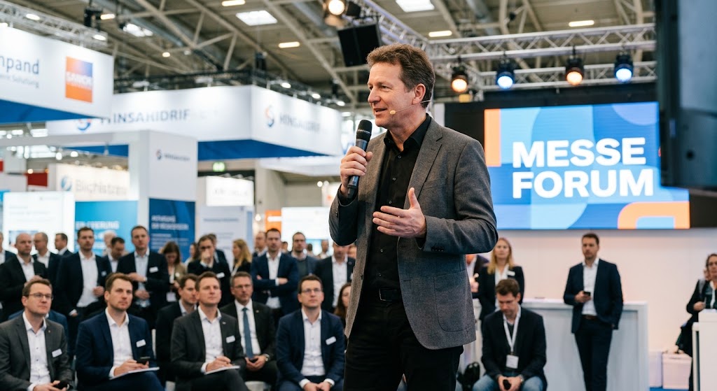 Moderation der Lunéve Agency bei einem Event