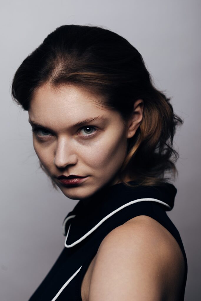 Model der Lunéve Agency beim Shooting
