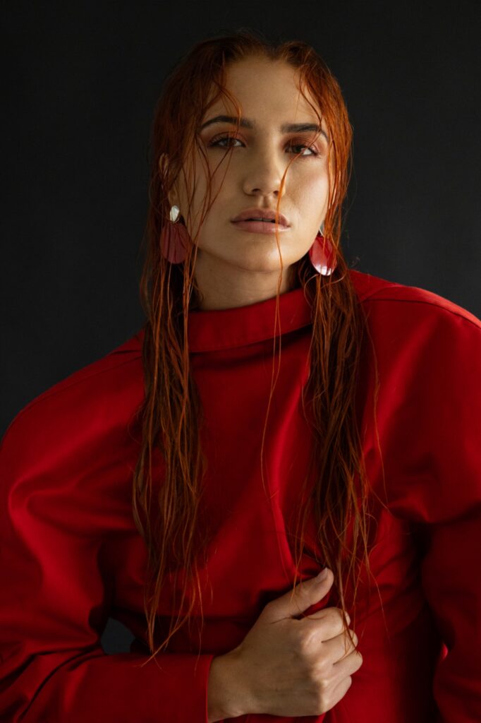 Model der Lunéve Agency für Kampagne und Content