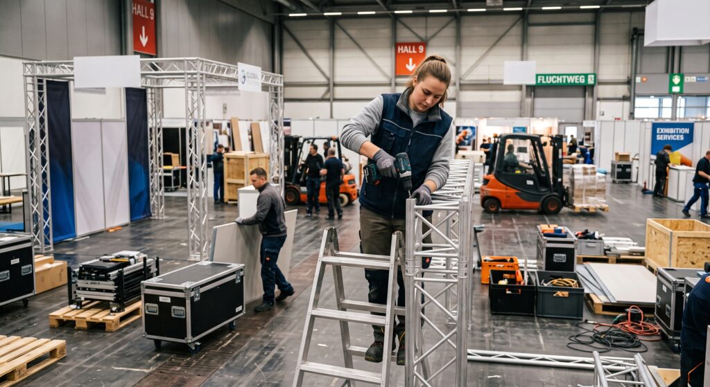 Logistik und Eventaufbau mit Lunéve Faces